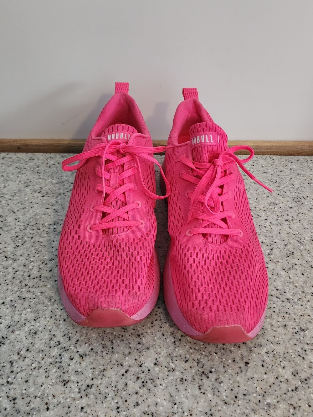 Nobull Neon Pink Journey Athletic Sneakers Size M-19/W-17.5